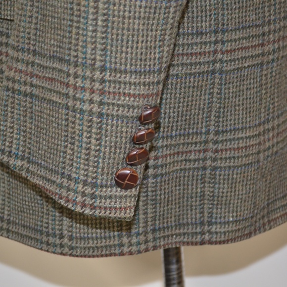 Savile Row 39R Sport Coat Blazer Suit Jacket Gray - Picture 3 of 8